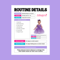 Performance Routine Details Template!